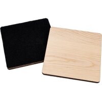 Swiss stone pine coaster with felt backing - Naturally...