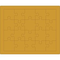 Holzpuzzle mit Fotogravur inkl. Rahmen – FSC® Buche