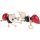 Swinging figures / bouncy animals made of wood - ant red / black
