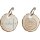 Personalized wooden key ring with bark and laser engraving