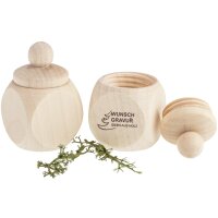 Personalized wooden tooth box with laser engraving