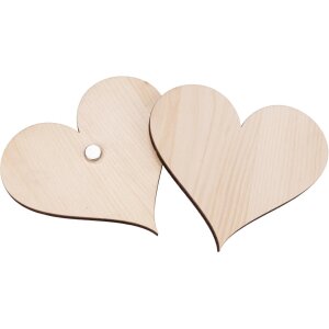 Zirbenherz mit Magnet, 9 x 8,2 x 0,5 cm - Natürlicher Zirben Duft