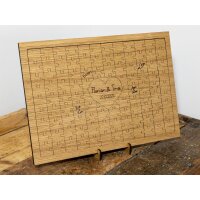 Hochzeit Holz Gästebuch aus FSC® Eiche...