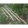 Handmade shepherds crook made of hazelnut wood with hemp cord - walking stick 150 cm