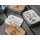 Childrens stainless steel lunch box with personalized wooden cutting board