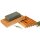 Soap dish set with donkey milk soap square olive 100g