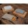 Seifenschalen Set mit Eselmilchseife eckig Winterzauber 100g