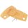 Rustic wooden snack board with hole made of oiled alder - 23-27 cm