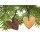 Wooden Christmas tree decoration - heart