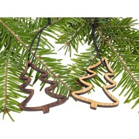 Holz Weihnachtsbaumschmuck - Tannenbaum im Tannenbaum...