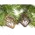 Wooden Christmas tree decoration - Crystal polygon