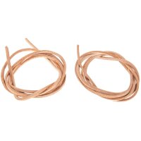 Leather strap / square strap - L 100 cm - 2.5 mm thick -...