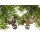 Wooden Christmas tree decoration - Deer polygon