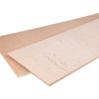 Wooden panel - alder veneer A/B quality / MDF core - 10...