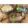Waterproof stainless steel lunch box 1200ml with FSC® oiled oak cutting board