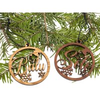 Wooden Christmas tree decoration for dog - Christmas...