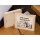 Money box for the dream house - Wooden money box picture frame with glass insert and coin slot