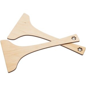 Wooden ice scraper Birch windshield scraper 4mm