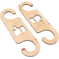 Holz-Türanhänger - Klinkenschild aus duftender...