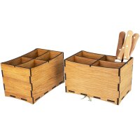Table Caddy aus geölter FSC®-Eiche -...