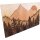 3D Wandbild Gebirge mit Wald - Fünf Ebenen und Holzarten 98x59 cm