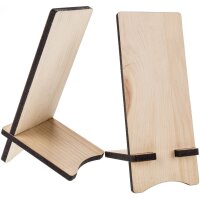 Zirbenholz Handyhalter | Duftende Holzhalterung für...