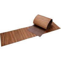 Oiled walnut veneer 600 x 165 mm with fabric backing...