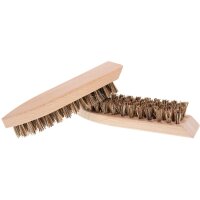 Wooden dirt brush / shoe brush with UNION natural bristles