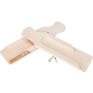 Salamibrett aus FSC® Ahorn mit Messerschlitz – 35 x 9 x 1,5 cm