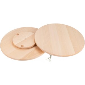 Drehteller Buche Ø 40 cm mit Standfuß lackiert hygienisch