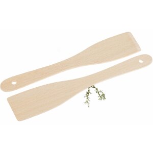 Inexpensive spatula made of beech - 28 x 5.5 cm