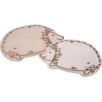 Schneidebrett aus FSC® Ahorn Holz in Tierform - Igel