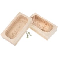Butter mold made of maple wood - 16 x 9 x 4 cm (250 grams)