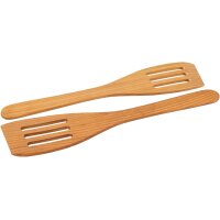 Curved Slotted Spatula Made from FSC®-Certified Cherry Wood