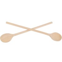 Kochlöffel aus Buche naturbelassen mit runder Laffe...