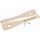 Beech wood spatula with laser-cut heart and "Prepared with love" print