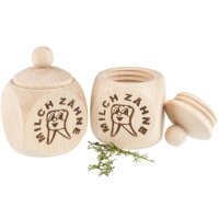 Ahornholz Döschen mit Schraubdeckel 5 x 3 cm mit...