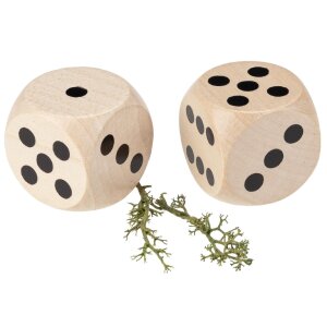 Hochwertiger Ahornholz Spielwürfel | Augenwürfel - 30 mm