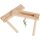 Beech wood rattle - 20 x 23 cm - Handmade wooden rattle for children and adults