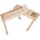 XXL rattle made of beech wood - Handmade wooden rattle 34,5x27 cm