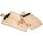 Clipboards for menus made of oiled Swiss stone pine with handle