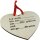 Wooden gift hearts - colorful print - Hooray for a girl