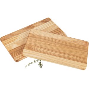 Oiled ash cutting board - 22.5 x 12.5 x 1.2 cm