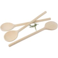 Wooden cooking spoon made of beech wood - Large round...