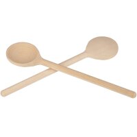 Wooden cooking spoon made of beech wood - Large round...