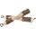 Bottle opener stick 43cm turned from beech - Without thirst, humor and love, life is really dull.