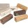 Personalisierter Holz Tischaufsteller / Tischdisplay mit 5C UV Druck 10 x 3 cm
