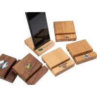 Personalized wooden smartphone and tablet holder | Incl....