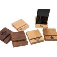 Personalisierter Holz Smartphone- u. Tablet-Halter | Inkl. 5C UV Druck | aus Buche geölt