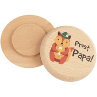 Bierdeckel aus FSC® Buchenholz mit Buntdruck...
